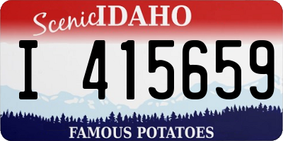 ID license plate I415659