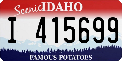 ID license plate I415699