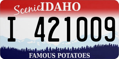 ID license plate I421009