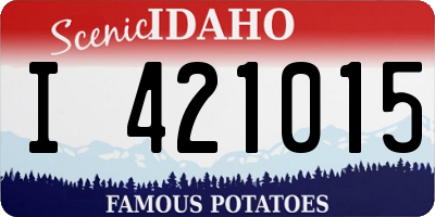 ID license plate I421015