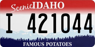 ID license plate I421044