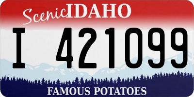ID license plate I421099