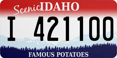 ID license plate I421100