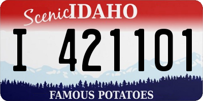 ID license plate I421101