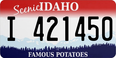 ID license plate I421450
