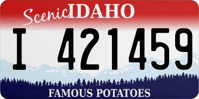 ID license plate I421459
