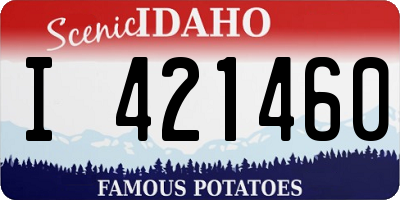 ID license plate I421460