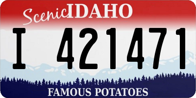 ID license plate I421471