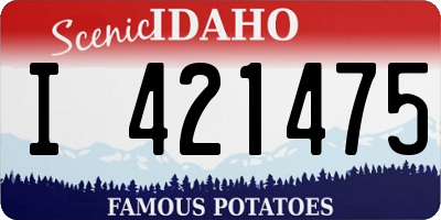 ID license plate I421475