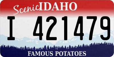 ID license plate I421479