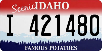 ID license plate I421480
