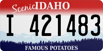 ID license plate I421483
