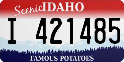 ID license plate I421485