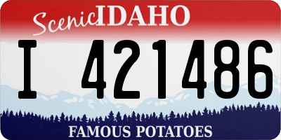 ID license plate I421486