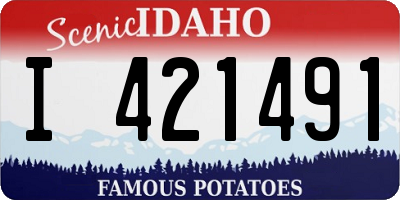 ID license plate I421491
