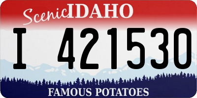 ID license plate I421530