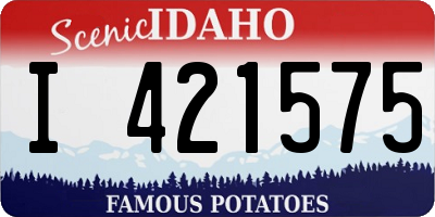 ID license plate I421575