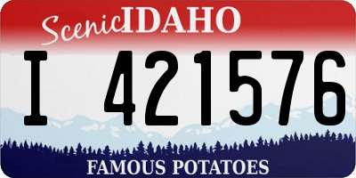 ID license plate I421576