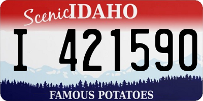 ID license plate I421590