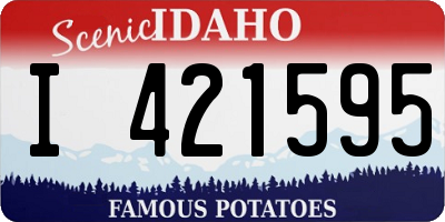 ID license plate I421595