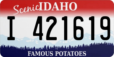 ID license plate I421619
