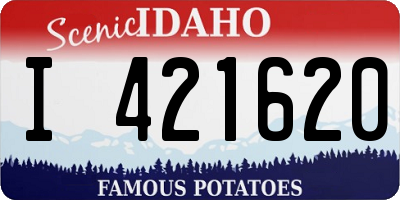 ID license plate I421620