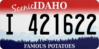 ID license plate I421622