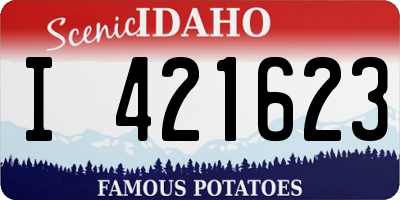 ID license plate I421623