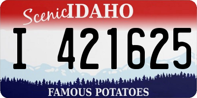ID license plate I421625