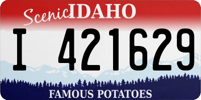 ID license plate I421629