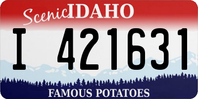 ID license plate I421631