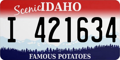 ID license plate I421634