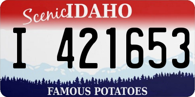ID license plate I421653
