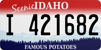 ID license plate I421682