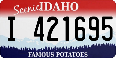 ID license plate I421695