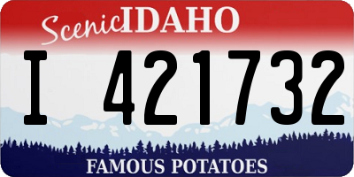 ID license plate I421732
