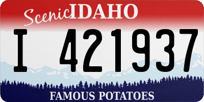 ID license plate I421937
