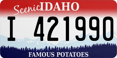 ID license plate I421990