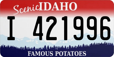 ID license plate I421996