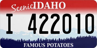 ID license plate I422010