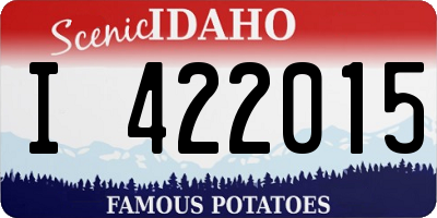 ID license plate I422015