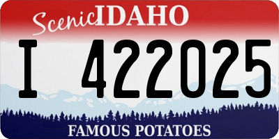 ID license plate I422025