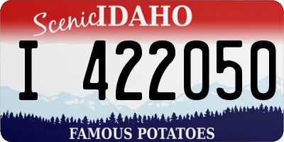 ID license plate I422050