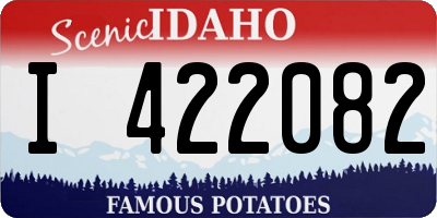 ID license plate I422082