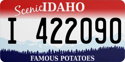 ID license plate I422090