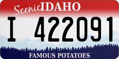 ID license plate I422091