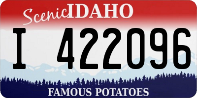 ID license plate I422096