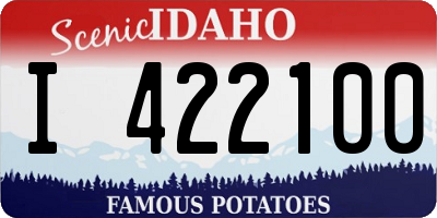 ID license plate I422100