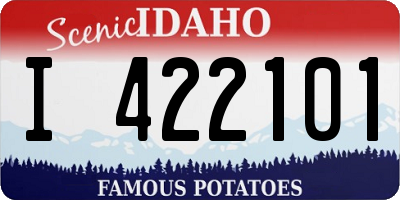 ID license plate I422101