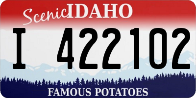 ID license plate I422102